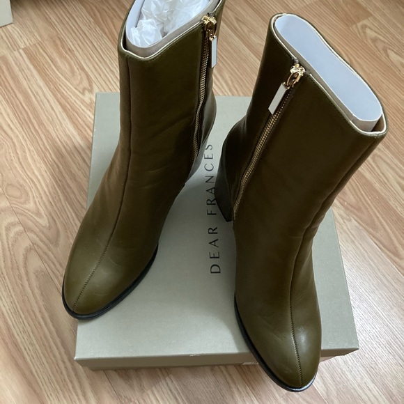 Dear Frances Olive Spirit Boots sz. 39 - Picture 5 of 5